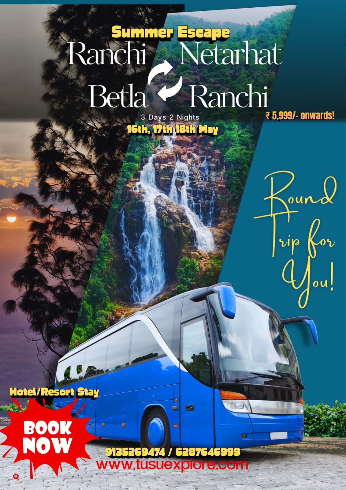 Ranchi - Netarhat - Betla