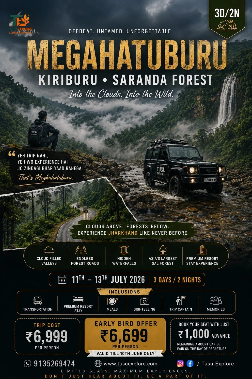MEGHAHATUBURU, KIRIBURU & SARANDA FOREST