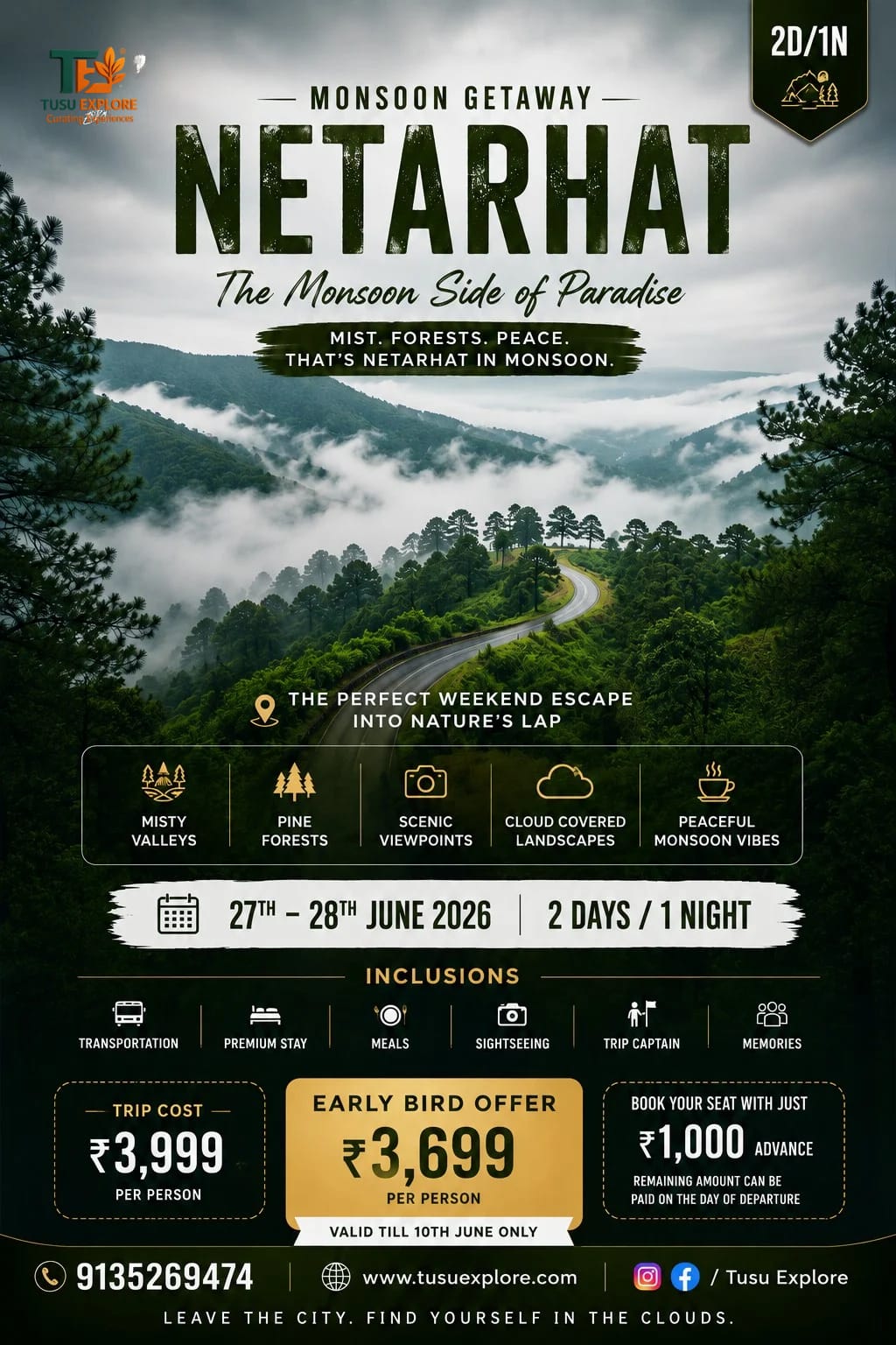 Netarhat In Monsoon